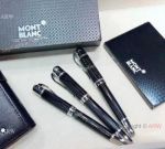 Montblanc Jules Verne Black Rollerball, Fountain and Ballpoint Pen